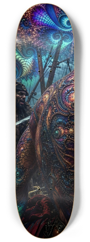Psychedelic Gay Jet Black Fractal Pirate #10 #1