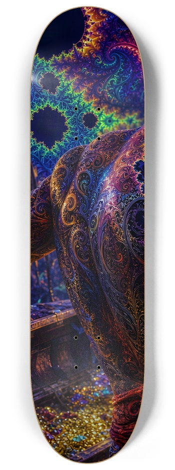 Psychedelic Gay Jet Black Fractal Pirate #27 #1
