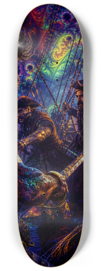 Psychedelic Gay Jet Black Fractal Pirate #27 #3