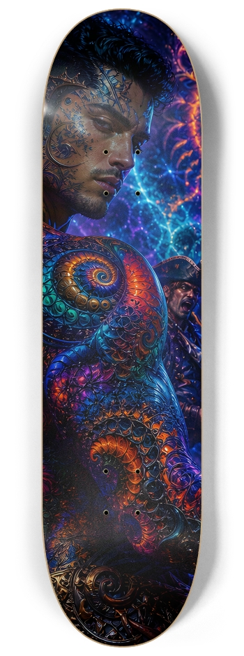 Psychedelic Gay Jet Black Fractal Pirate #12 #2