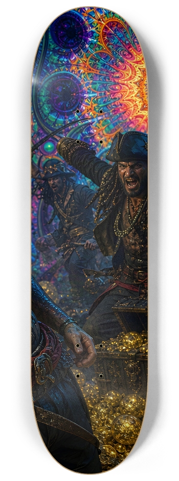 Psychedelic Gay Jet Black Fractal Pirate #28 #3