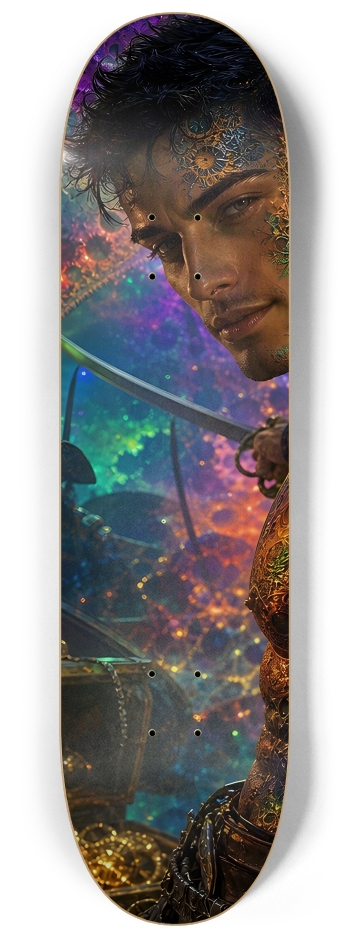 Psychedelic Gay Jet Black Fractal Pirate #11 #1