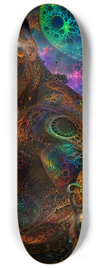 Psychedelic Gay Jet Black Fractal Pirate #11 #2