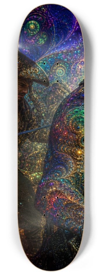 Psychedelic Gay Jet Black Fractal Pirate #19 #1