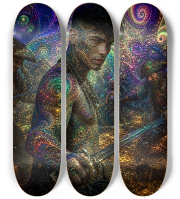 Psychedelic Gay Jet Black Fractal Pirate #19