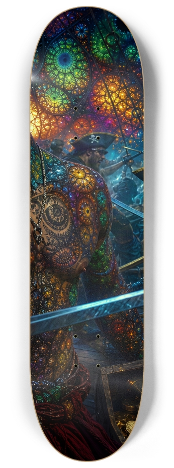 Psychedelic Gay Jet Black Fractal Pirate #26 #3