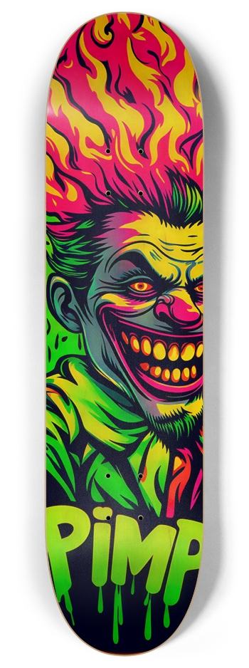 PIMP X BATWISE BAMBOO HYBRID DECk 09 ALL NATURAL 8 Inch Skateboard Deck