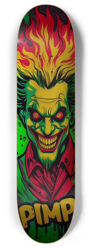 PIMP X BATWISE BAMBOO HYBRID DECk 08 LIMITED EDITION 8 Inch Skateboard Deck