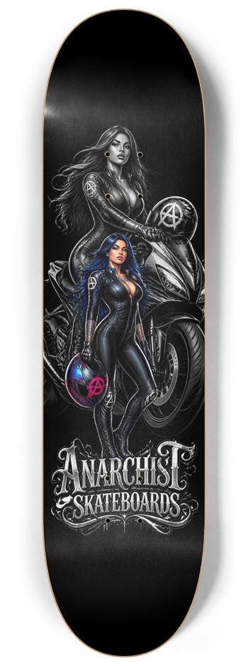 Sexy Biker 8-1/4 Skateboard Deck