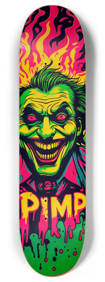 PIMP X BATWISE BAMBOO HYBRID DECk 07 ALL NATURAL LIMITED EDITION 8 Inch Skateboard Deck