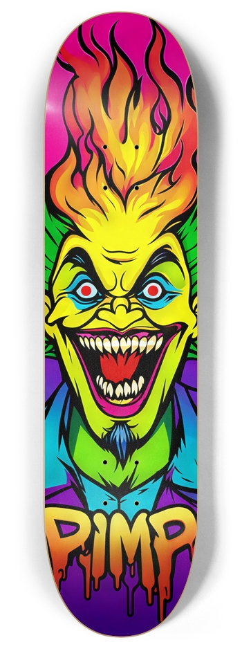 PIMP X BATWISE BAMBOO HYBRID DECk 01 8 Inch Skateboard Deck