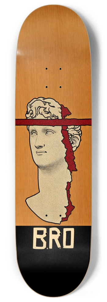 BRO DAVID DECK 01 ALL NATURAL 9 Inch Skateboard