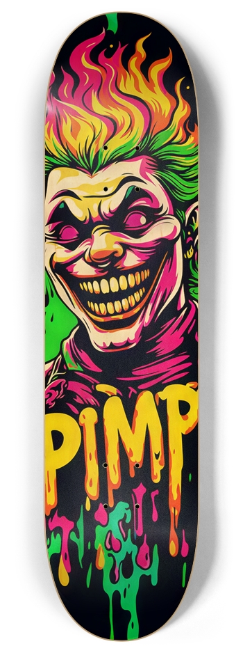 PIMP X BATWISE BAMBOO HYBRID DECk 05 ALL NATURAL 8 Inch Skateboard Deck