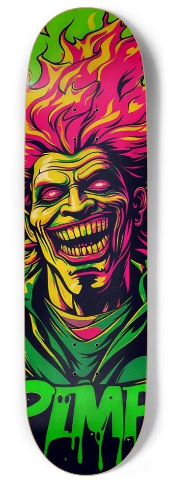 PIMP X BATWISE BAMBOO HYBRID DECk 013 LIMITED EDITION ALL NATURAL 9 Inch Skateboard