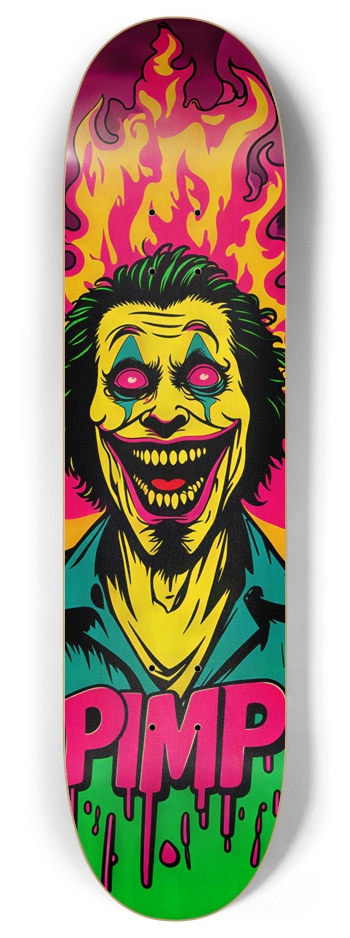 PIMP X BATWISE BAMBOO HYBRID DECk 04 ALL NATURAL 8 Inch Skateboard Deck