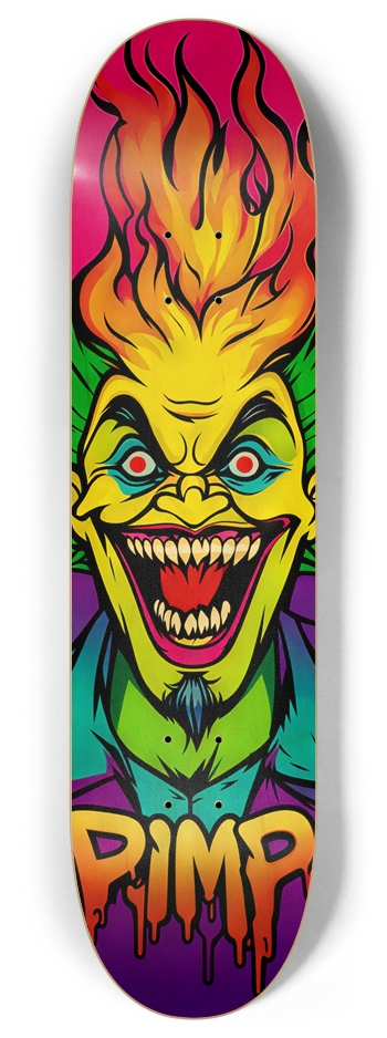 PIMP X BATWISE BAMBOO HYBRID DECk 01 ALL NATURAL 8 Inch Skateboard Deck