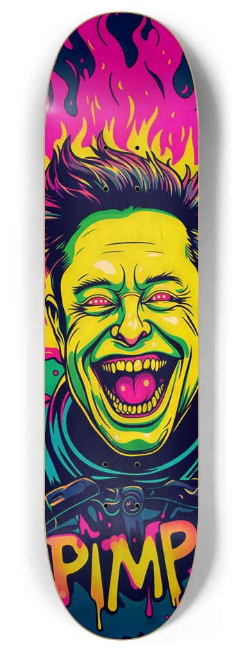 PIMP ELON MUSK DECK 01 8 Inch Skateboard Deck