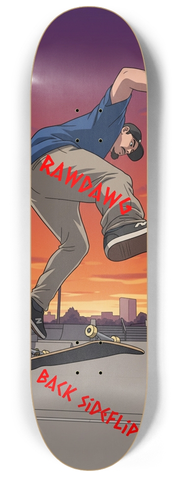 Cartoon backside flip