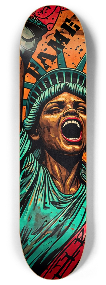 FAME LIBERTY BELL ALL NATURAL DECK 01 8 Inch Skateboard Deck