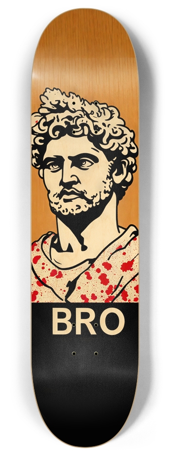 BRO GTFOH BRO DECK 01 ALL NATURAL BAMBOO DECK 8 Inch Skateboard Deck