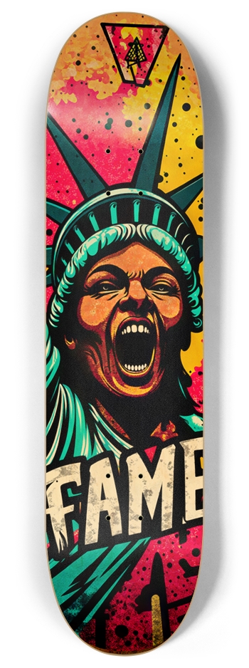 FAME SISTER LIBERTY FREEDOM LIP DECK 04 ALL NATURAL 8 Inch Skateboard Deck