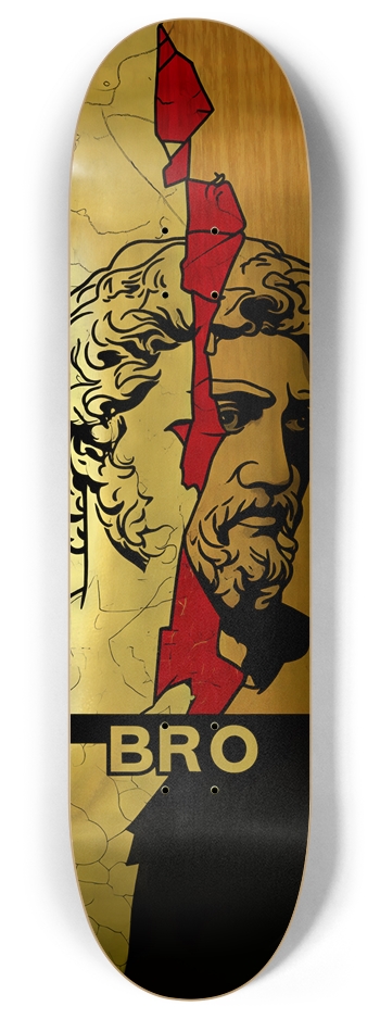 BRO DOMINANCE ALL NATURAL BAMBOO WOOD DECK 01 8 Inch Skateboard Deck