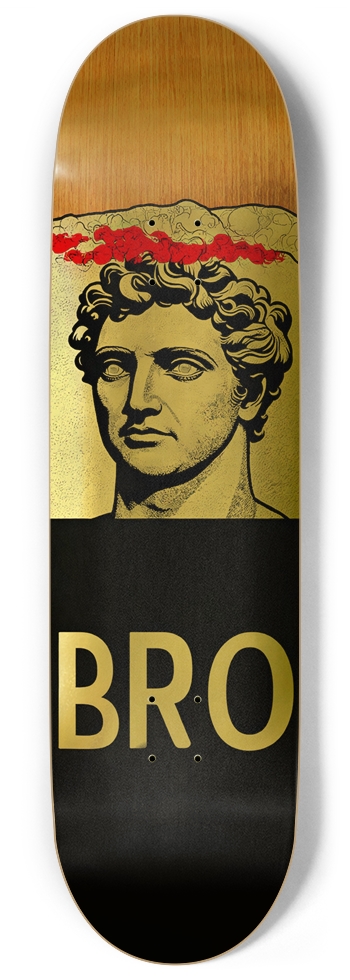 BRO PAUL STONE DECK 01 AGARWOOD SPECIAL LIMITED EDITION VARIANT DECK 9 Inch Skateboard