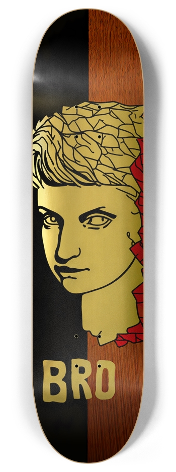 BRO MURPHY ALL NATURAL BAMBOO WOOD DECK 01 8 Inch Skateboard Deck