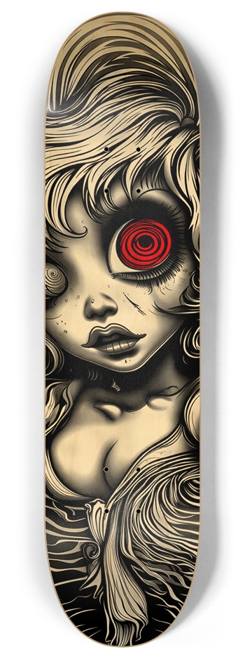 ALI ELEMENT NAS SHAWTY DECK 02 ALL NATURAL 8 Inch Skateboard Deck