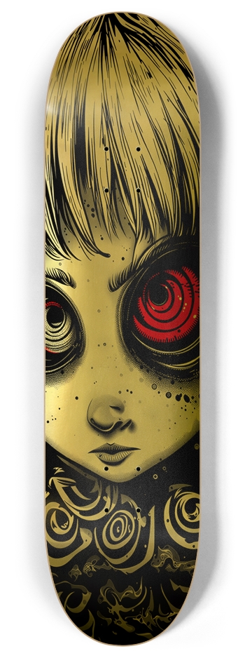 ALI ELEMENT NAS SHAWTY DECK 01 GOLD LIMITED EDITION DECK 8 Inch Skateboard Deck