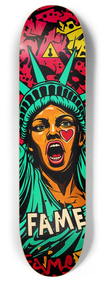 FAME LIBERTY NYC DECK 03 ALL NATURAL 8 Inch Skateboard Deck