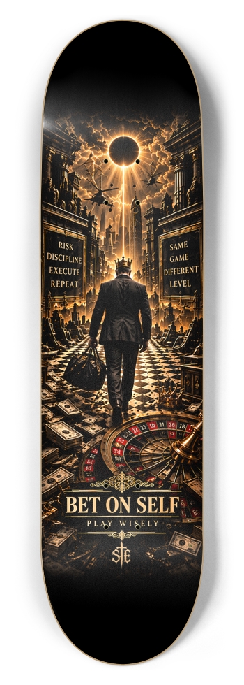 Bet on Self — All In 8-1/2 Skateboard Deck
