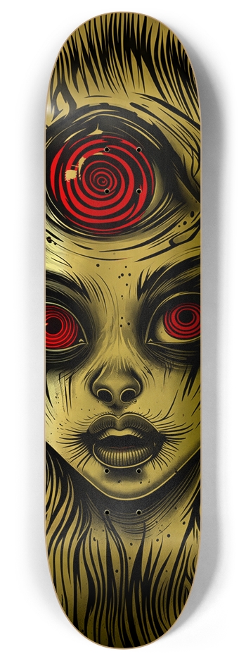 ALI ELEMENT NAS DELTA 02 GOLD LIMITED EDITION DECK 8 Inch Skateboard Deck