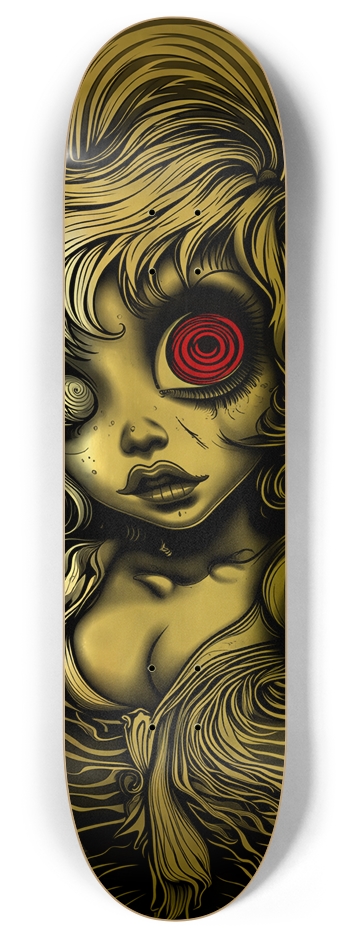 ALI ELEMENT NAS SHAWTY DECK 02 GOLD LIMITED EDITION DECK 8 Inch Skateboard Deck