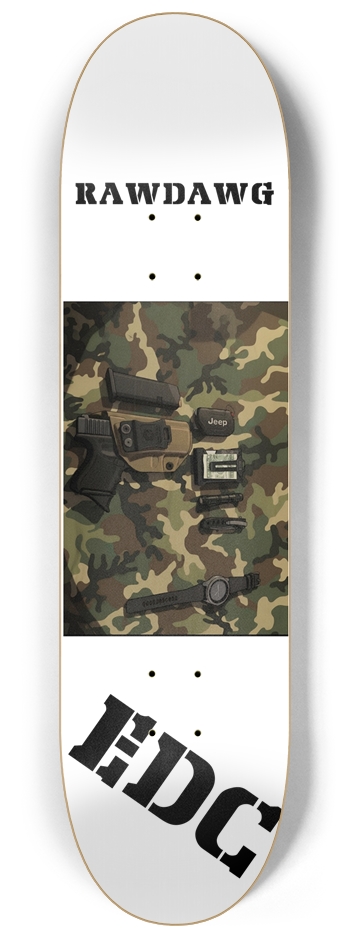 EDC 8-1/4 Skateboard Deck