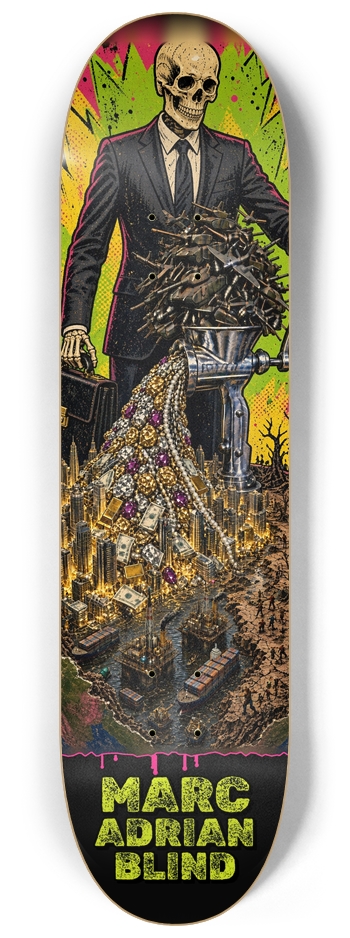 The Grinder - Punk Edition 8-1/4 Skateboard Deck