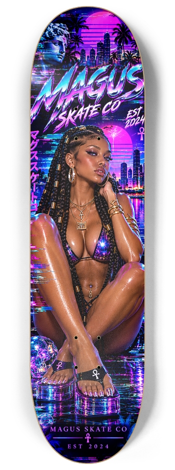 Magus Skate Co "Model Brandi" 8-1/4 Skateboard Deck