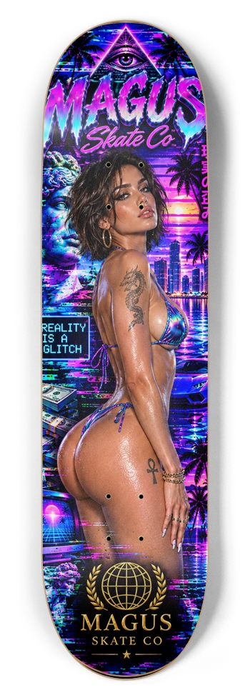 Magus Skate Co "Model Veronica" 8-1/2 Skateboard Deck