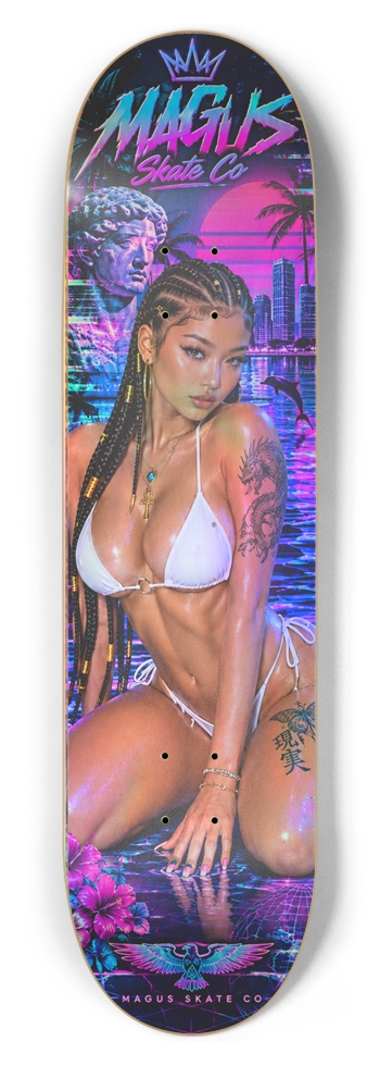 Magus Skate Co "Model Toki" 8-1/2 Skateboard Deck
