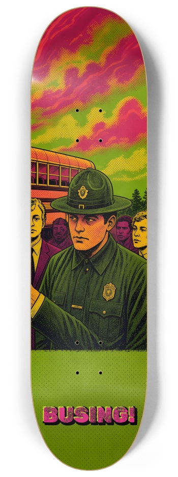 Never Said Busing - Wall Series #3 8-1/4 Skateboard Deck