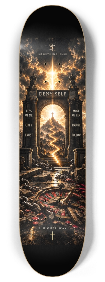 Deny Self 2 — 8 inch 8 Inch Skateboard Deck