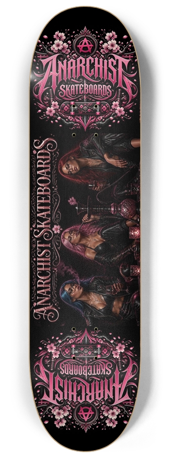 ANARCHIST GIRLS 8-1/4 Skateboard Deck
