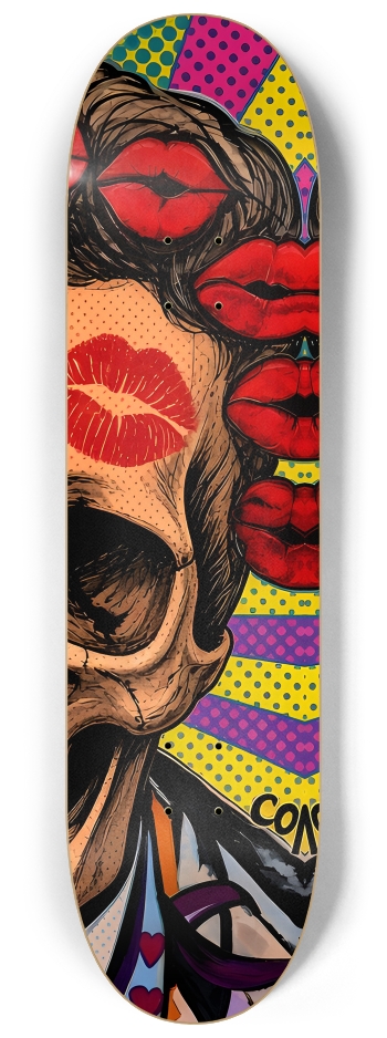 Love & Hate Big Skull - Wall Series #3