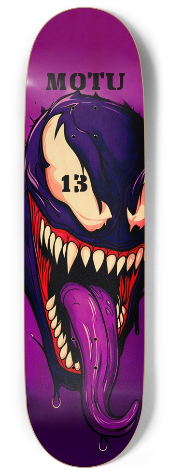 MOTU VENOM SUPREME DECK 01 ALL NATURAL DECk 9 Inch Skateboard