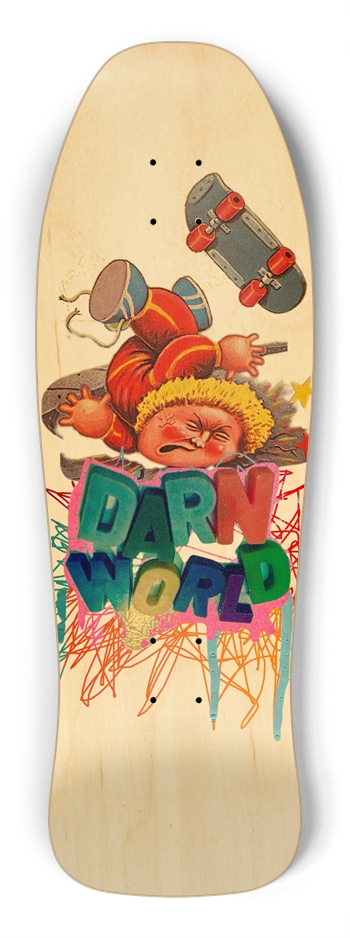 GARBAGE PAIL SK8 10” Wood Shredder