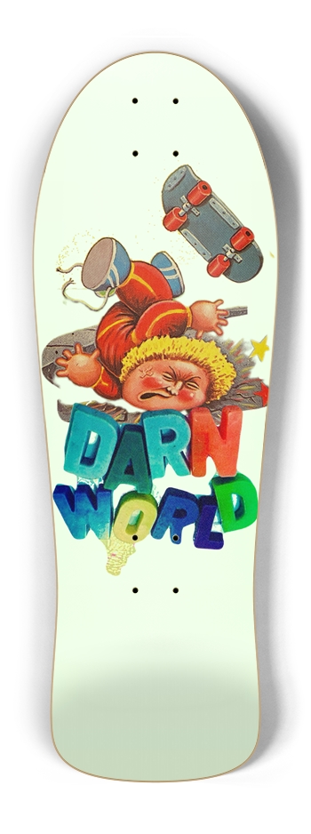 GPK SK8 10.25” Glow Oldy Old School Shape