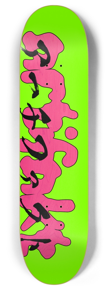 Subtitled 8 Inch Skateboard Deck