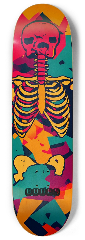 HELLO BONES MIXED BAG DECK 01 ALL NATURAL 9 Inch Skateboard