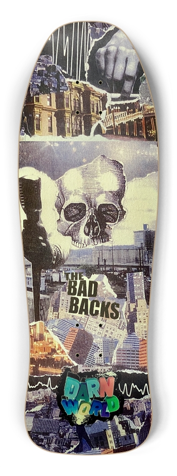 THE BAD BACKS 10” Glowing Dagger Shredder Shape
