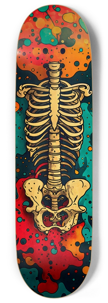 HELLO BONES BONE STACK DECk 01 ALL NATURAL 9 Inch Skateboard